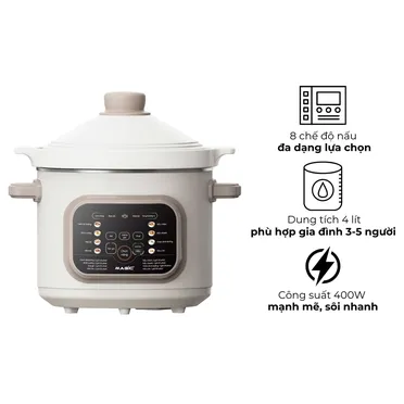 Nồi Nấu Chậm kho hầm 4 Lit Magic Eco A-054 1