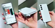Galaxy Z Fold 6 lộ diện h&igrave;nh ảnh nguy&ecirc;n mẫu với khe cắm b&uacute;t S Pen hiện đại