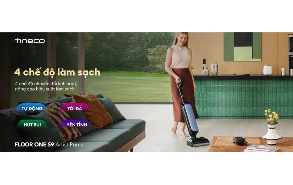 Máy Lau Sàn Hút Bụi Tineco Floor One S9 Artist Prime