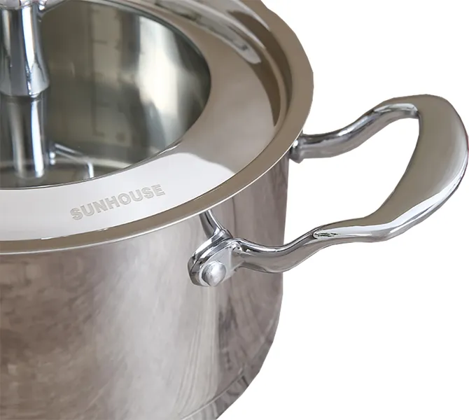 Bộ NồI Inox 304 Cao Cấp 5 Đáy Sunhouse SHG2503MSA