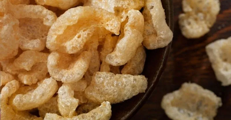 Cách làm snack da heo chiên giòn bằng nồi chiên không dầu