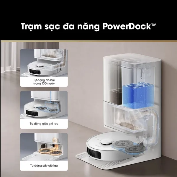 Robot Hút Bụi Lau Nhà Dreame D20 Ultra