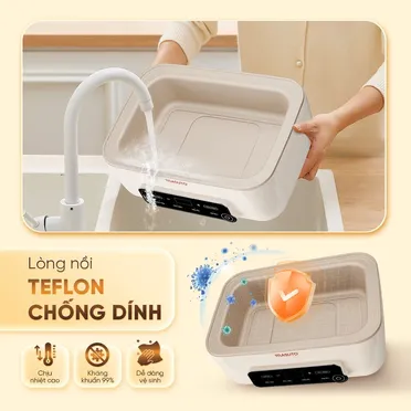 Nồi Hấp Điện Đa Năng Masuto MSSteam 14.5 Lít 4