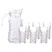 Bộ Bình Ly Thủy Tinh Deli Bright 7 Món