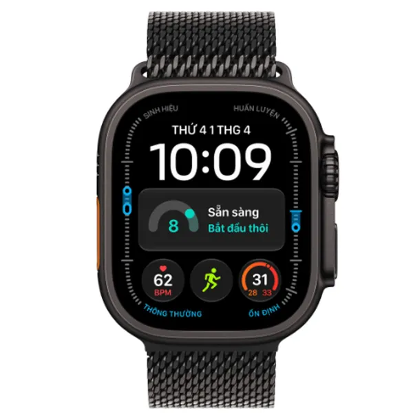Apple Watch Ultra 4 GPS + Cellular 49mm Viền Titanium Dây Milan