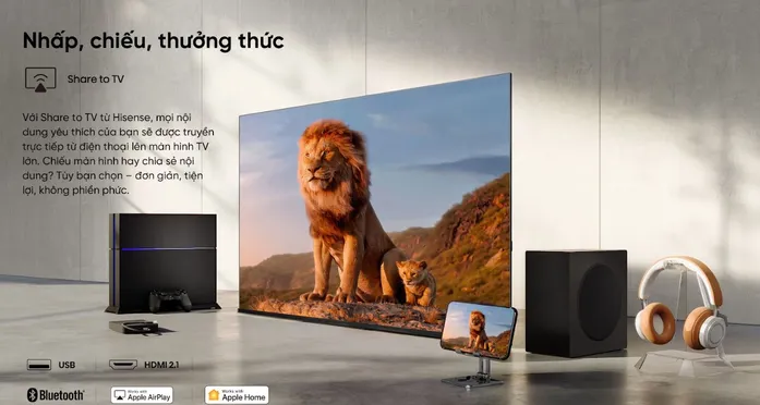Smart Tivi Hisense QLED 4K 55 Inch 55Q6Q 13