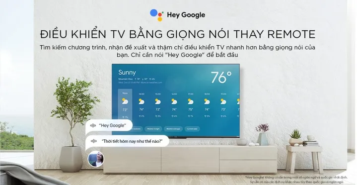Google Tivi Coocaa 4K 70 Inch 70Y72 11