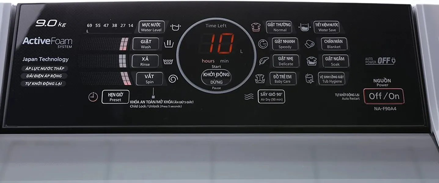 Máy Giặt Panasonic 9 Kg NA-F90A4GRV