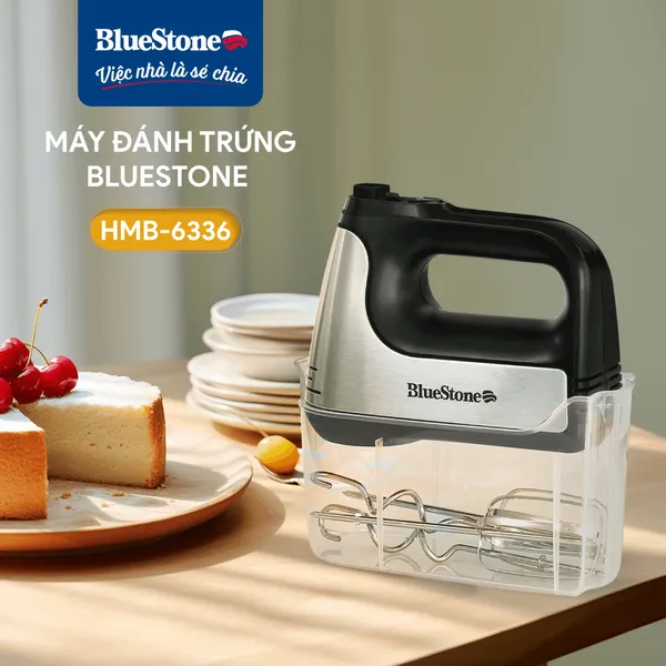 Máy Đánh Trứng Và Nhồi Bột Cầm Tay BlueStone HMB-6336 400W
