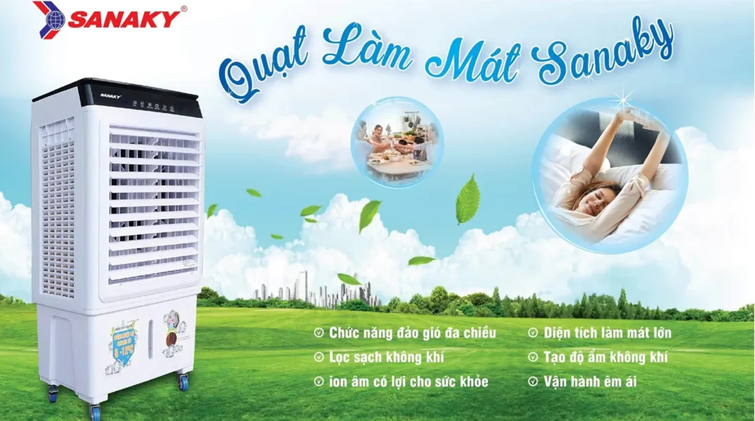 Máy làm mát không khí Sanaky VH5500AR