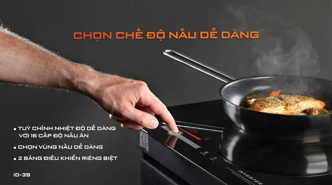 Bếp Đôi Junger ID-39 - Thái Lan