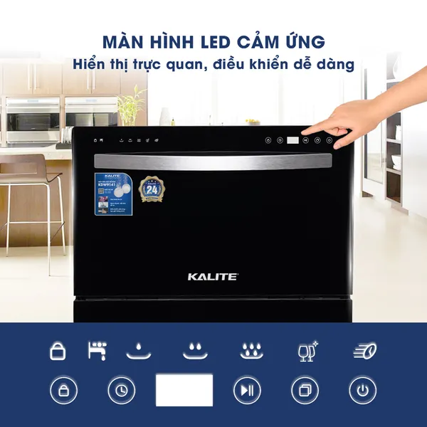 Máy Rửa Bát 6 Bộ Kalite KDW9141