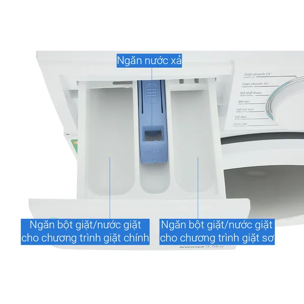Máy Giặt Casper Inverter 9.5 Kg WF-95I140BWC
