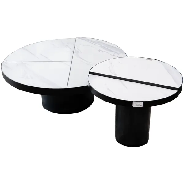 Bộ Bàn Coffee Cẩm Thạch LC-080-1 + LC-080-2