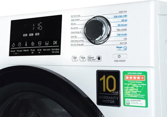 Máy Giặt Aqua Inverter 9 Kg AQD-D900F (W) 3