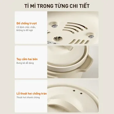 Nồi Nấu Chậm Cho Bé Ăn Dặm Joyoung JSC-316 3 Lít 2