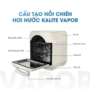 Nồi Chiên Hơi Nước Kalite Vapor 6