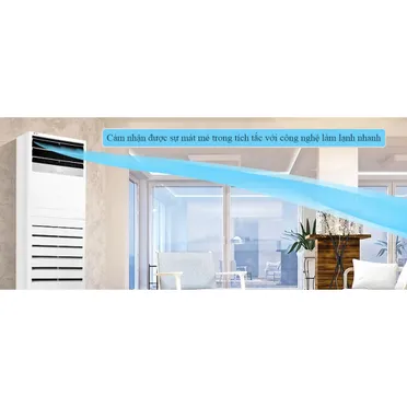 Máy Lạnh Tủ Đứng LG Inverter 5 Hp ZUUQ48LV1.EWGHEVH/ZPNQ48GT3A1 (3 Pha) 5