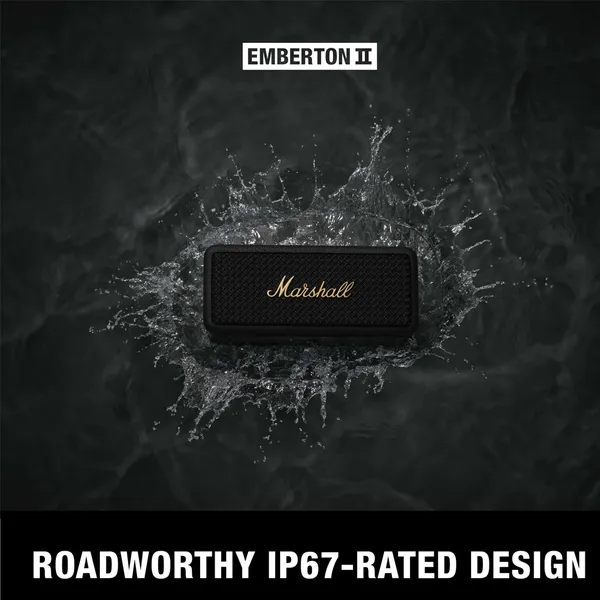 Loa Bluetooth Marshall Emberton II Black and Brass