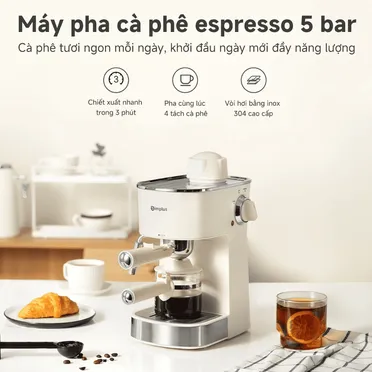 Máy Pha Cà Phê Có Bình Chứa Nước Simplus KFJH021CW00 1