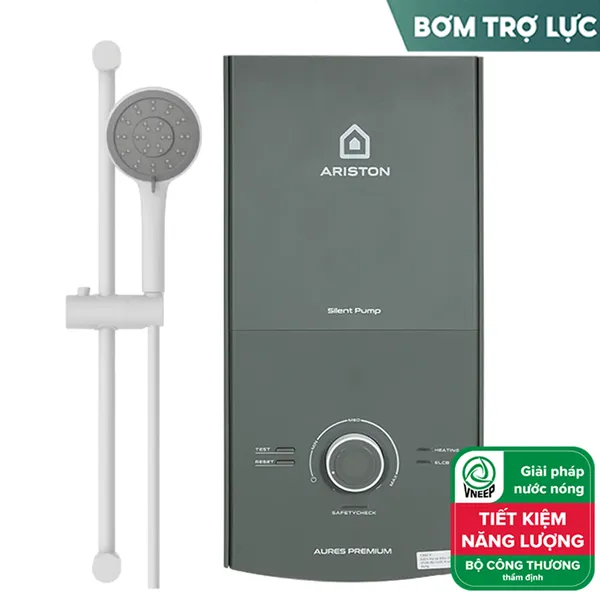 Máy Nước Nóng Trực Tiếp Ariston AURES PREMIUM 4.5P SPACE