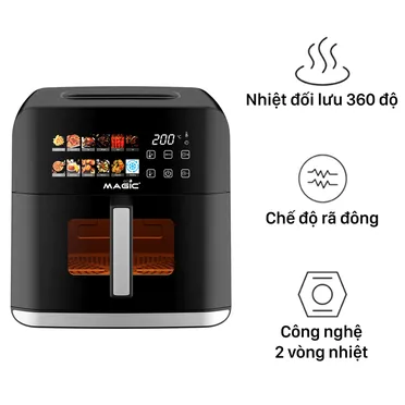 Nồi Chiên Không Dầu Magic Eco AC-162 8 Lít 1