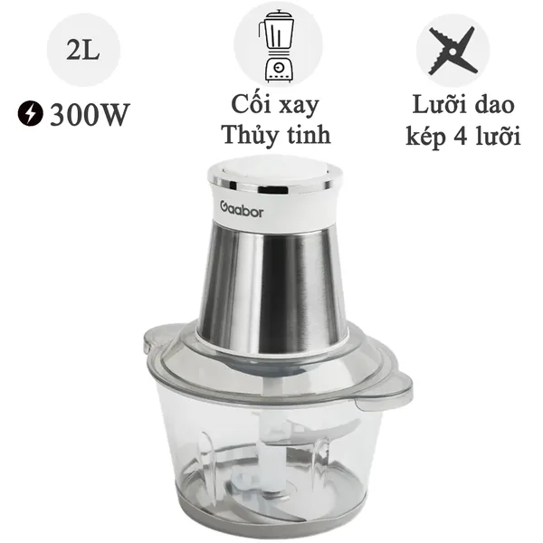 Máy Xay Thịt Gaabor MG20M-WH02A 2.0 Lít