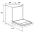 Máy Rửa Chén Độc Lập Hafele HDW-F602TS (535.29.551)