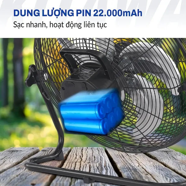 Quạt Chân Quỳ Năng Lượng Mặt Trời Kitawa 30W SF1.30