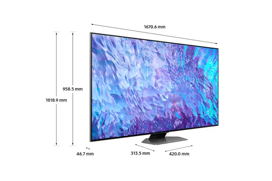 Smart Tivi Samsung QLED 4K 75 inch QA75Q80C 4