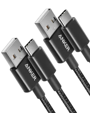 Cáp Sạc Anker 322 A-C 0.9m Nylon Đen (Black) B2B_A81H5 6