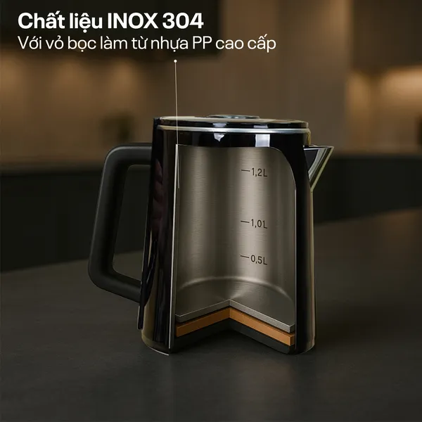 Cây Nước Nóng Lạnh Kết Hợp Bàn Trà Fujihome TB815
