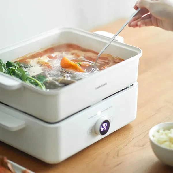 Nồi Lẩu Đa Năng Locknlock Multicooker EJP154IVY 4.5 Lít
