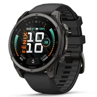Đồng Hồ Thông Minh Garmin fenix 9 47mm Viền Titanium Carbon Dây Silicone