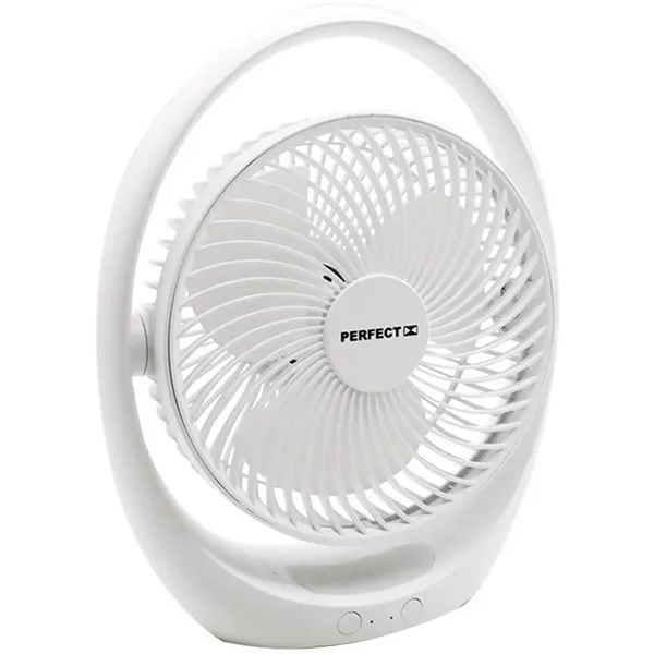 Quạt Để Bàn Có Sạc Tích Điện Đèn Led Perfect PF-QB2180