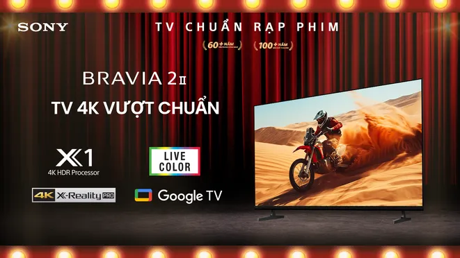 Google TiVi Sony 4K 50 Inch BRAVIA 2 II K-50S25VM2