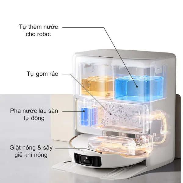 Robot Hút Bụi Lau Nhà Mova V50 Ultra
