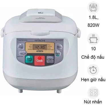 Nồi Cơm Điện Tử Hitachi RZ-D18GFY-W 1.8 Lít