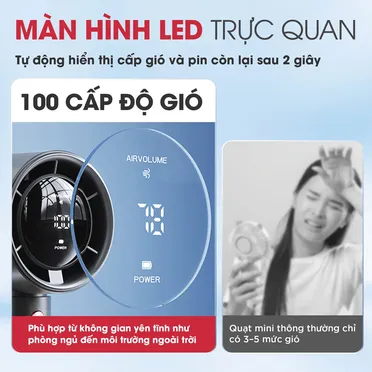 Quạt Cầm Tay Mini Magic A-009 2