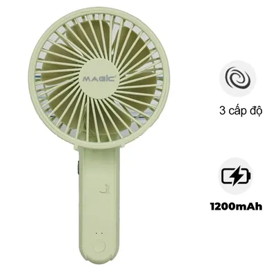 Quạt Cầm Tay Mini Magic A-011 Màu Xanh Lá