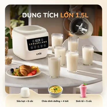 Máy Làm Sữa Hạt Unie UCB15 1.5 Lít 8