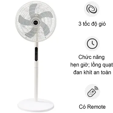 Quạt Đứng Có Remote Điều Khiển Perfect PF-QD310