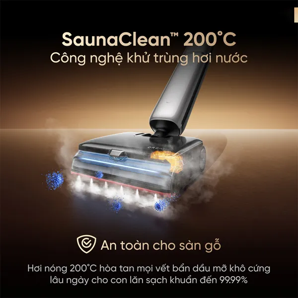 Máy Hút Bụi Lau Nhà Cầm Tay Dreame H16 Pro TriForce