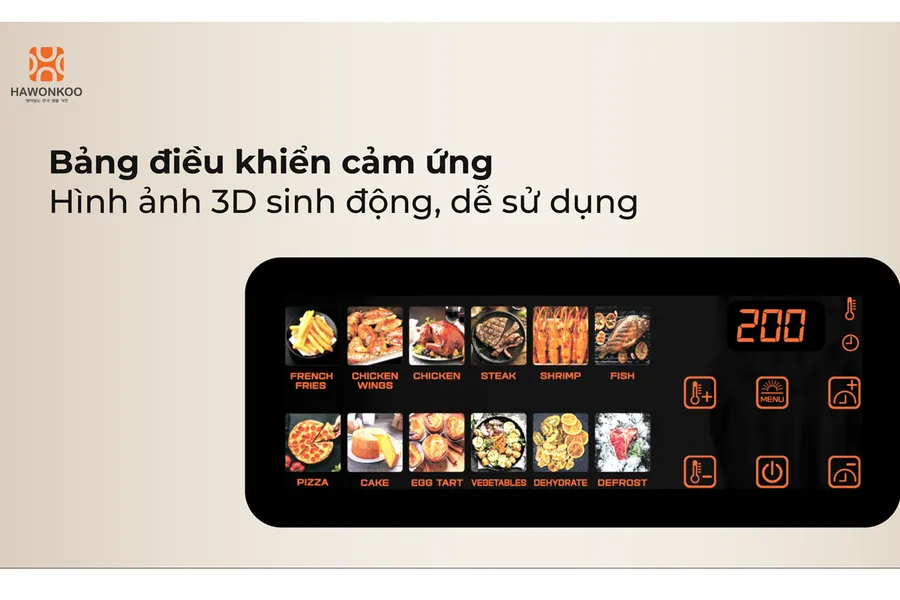 Nồi Chiên Không Dầu Hawonkoo AFH-106 10 Lít