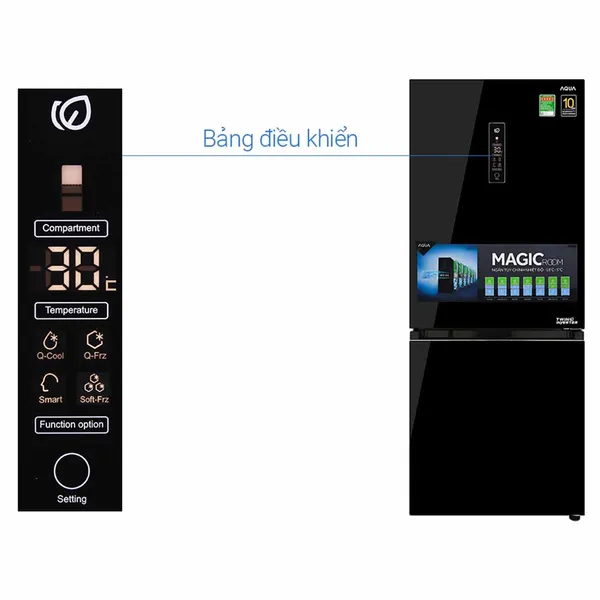 Tủ Lạnh Aqua Inverter 260 Lít AQR-IG298EB (GB)