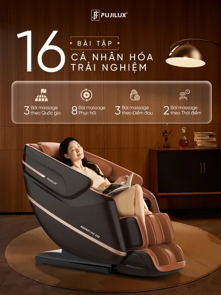 Ghế Massage FujiLux AquaSonic S33