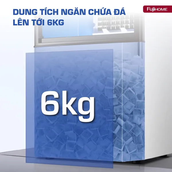 Máy Làm Đá Kèm Lọc Nước UF Fujihome IM45C