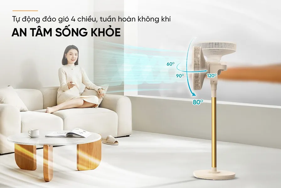 Quạt Tuần Hoàn Sunhouse Apex APF7326B 38W