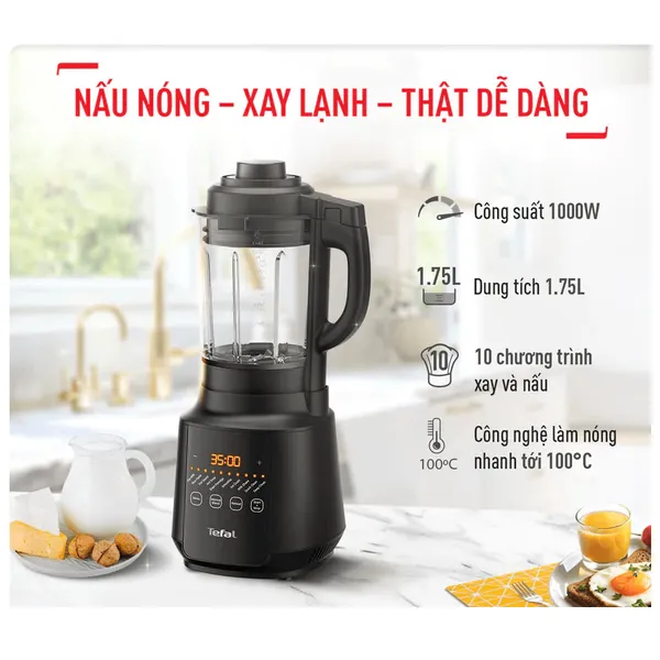 Máy Xay Sinh Tố Và Sữa Hạt Tefal BL511868 - 1.75 Lít