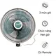 Quạt treo BENNY BFW48T